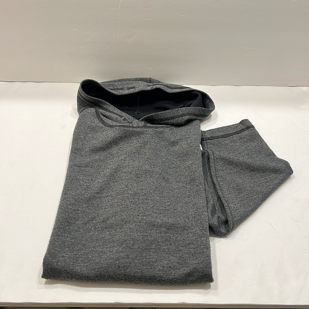 Metropolitan view made in Italy hoodie pull over gray shirt size M